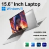 Portable Office 15.6" Inch Laptop Windows 11 Pro 32GB RAM DDR4 2TB SSD ROM Fingerprint unlock backlit keyboard